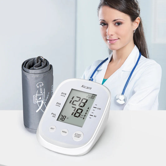 AICARE Blood Pressure Monitor Upper Arm Automatic Tonometer Digital