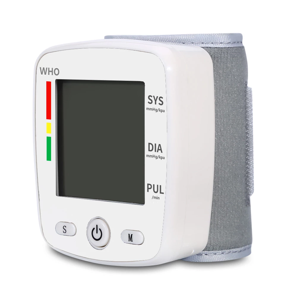 USB Rechargeable Voice Wrist Blood Pressure Monitor
